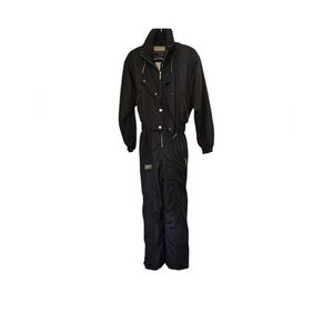 VINTAGE Metropolis LEGACY by Couloir Black Ski Snow Winter Suit Size 8,